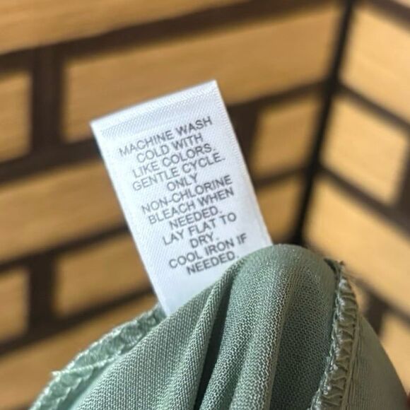 Cato Green Pull On Ankle Pants Size 14 - Picture 7 of 7